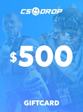 CSDROP Gift Card – CS2 / CS:GO Case Opening (Instant Code) 500 USD CSDROP.com Key GLOBAL