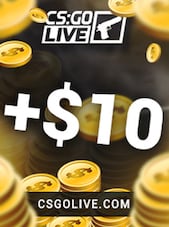 CSGOLive 10 USD Key