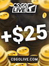CSGOLive 25 USD Key