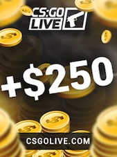 CSGOLive 250 USD Key