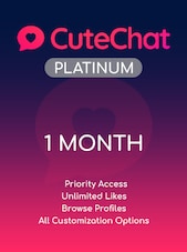 CuteChat Platinum 1 hónap Kulcs CutechatAI GLOBÁLIS