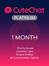 CuteChat Platinum 1 Month Key CutechatAI GLOBAL