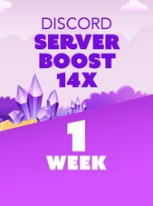 Discord Server Boost 14x 1 săptămână Discord Boost Link de activare GLOBAL