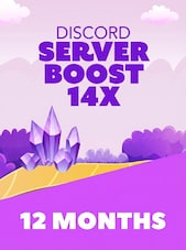 Discord Server Boost (14x) 12 meses Discord Boost Clave GLOBAL