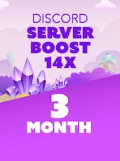 Discord Server Boost 14x 3 maanden Discord Boost Sleutel GLOBAL