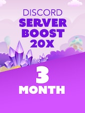 Discord Server Boost 20x 3 maanden Discord Boost Sleutel GLOBAL