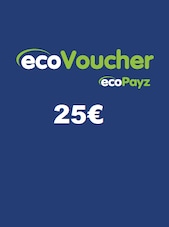 ecoPayz ecoVoucher Gift Card 25 EUR ecoVoucher Klucz EUROPA