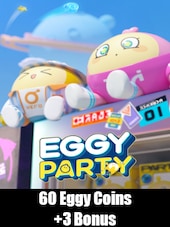 Eggy Party 60 eggy coins + 3 Bonus - GLOBAL Doğrudan Yükleme KÜRESEL