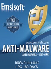 Emsisoft Anti-Malware 1 Device - PC 1 dispozitiv 180 de zile Cheie GLOBAL