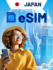 eSIM 25 GB 30 giorni GIAPPONE Android, iOS eSIM