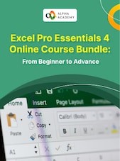 Excel Pro Essentials 4 Online Course Bundle: Beginner to Advanced Alpha Academy