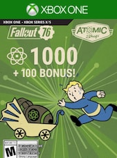 Fallout 76 Currency - 1000 + 100 Bonus Atoms Xbox One Xbox Live Clé GLOBAL