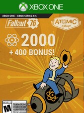 Fallout 76 Currency - 2000 + 400 Bonusowych Atomów Xbox One Xbox Live Klucz GLOBALNY