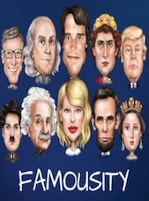 Famousity Card Game Steam Key GLOBAL Steam Klíč GLOBÁLNÍ