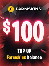 Farmskins Wallet Card 100 USD - FARMSKINS.COM Key - GLOBAL FARMSKINS.COM Klíč GLOBÁLNÍ