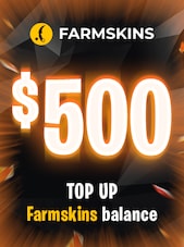 Farmskins Wallet Card 500 USD - FARMSKINS.COM Key - GLOBAL FARMSKINS.COM Klíč GLOBÁLNÍ