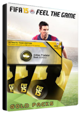 FIFA 15 - 15 FUT Gold Packs + Adidas Predator Boot Bundle Origin PC EA App Clé GLOBAL