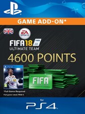FIFA 18 Ultimate Team - 4600 de puncte PS4 PSN Cheie GERMANIA