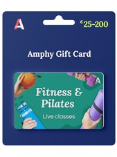 Fitness and Pilates Online Classes Gift Card 25 EUR - Amphy Key Amphy Klíč