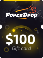 Forcedrop.gg Gift Card 100 USD - Key GLOBAL Klíč GLOBÁLNÍ