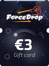 Forcedrop.gg Gift Card 3 EUR - Key GLOBAL Kulcs GLOBÁLIS