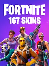 Fortnite 167 Skins Xbox, Nintendo Switch, PC & Mobile Fortnite Account Account GLOBAL