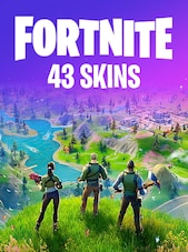 Fortnite 43 Skins PSN, Xbox, Nintendo Switch, PC, Mobile Fortnite Account Account GLOBAL