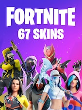 Fortnite 67 skins PSN, Xbox, Nintendo Switch, PC, Mobile Fortnite Account Account GLOBAL