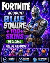 Fortnite Account (All Platform) Blue Squire with 100+ Skins Fortnite Konto GLOBALNY