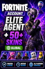 Fortnite Account (All Platform) Elite Agent with 50+ Skins Fortnite Account GLOBAL