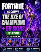 Fortnite Account (All Platform) The Axe Of Champions Pickaxes + 50 Skins Fortnite Account GLOBAL