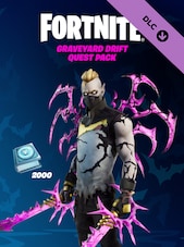Fortnite - Graveyard Drift Quest Pack + 2000 V-Bucks Xbox Series X/S Xbox Live Clé TURQUIE