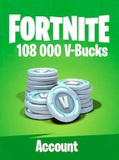Fortnite V-Bucks Account 108 000 paVos Fortnite Cuenta GLOBAL
