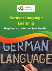 German Language Learning Beginners to Intermediate Bundle Alpha Academy