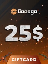 Gocsgo Gift Card 25 USD GoCsGo Klucz GLOBALNY
