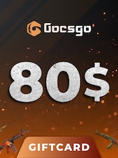 Gocsgo Gift Card 80 USD GoCsGo Key GLOBAL