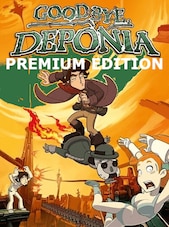 Goodbye Deponia Premium Steam Key GLOBAL Steam Klíč GLOBÁLNÍ