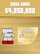 Grand Theft Auto Online: Great White Shark Cash Card - 4250000 PC Rockstar Clé GLOBAL