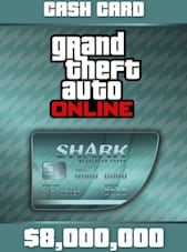Grand Theft Auto Online: Megalodon Shark Cash Card - 8000000 PC Rockstar Key BRAZIL