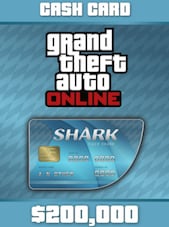 Grand Theft Auto Online: Tiger Shark Cash Card - 200000 $ PS4 PSN Cheie REGATUL UNIT