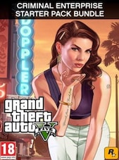Grand Theft Auto V + Criminal Enterprise Starter Pack Rockstar Key EUROPE Rockstar Klíč EVROPA