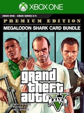 Grand Theft Auto V: Premium Online Edition & Megalodon Shark Card Bundle Xbox One Xbox Live Clé ARGENTINE