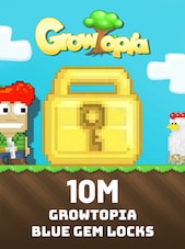 Growtopia Locks - 10 Blue Gem Locks MMOPIXEL Player Trade GLOBAL