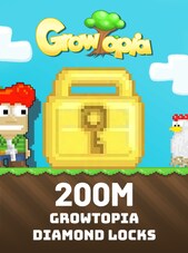 Growtopia Locks - 200 Diamond-Schlösser MMOPIXEL Spieler Handel GLOBAL
