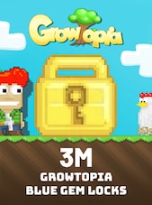 Growtopia Locks - 3 niebieskie Gem Locki MMOPIXEL Player Trade GLOBALNY