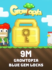 Growtopia Locks - 9 Blue Gem Locks MMOPIXEL Player Trade GLOBAL