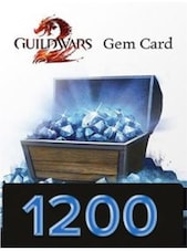Guild Wars 2 GAMECARD - 1200 Gems Arena.net Key GLOBAL