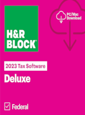 H&R Block Tax Software - Deluxe PC, Mac 1 dispozitiv Pe viață H&R Block Cheie STATELE UNITE