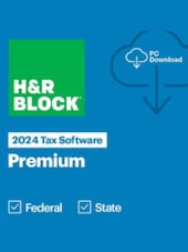H&R Block Tax Software - Premium PC, Mac 1 Cihaz Ömür boyu H&R Block Anahtar AMERİKA BİRLEŞİK DEVLETLERİ