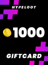 HypeLoot Giftcard 1000 USD HypeLoot Schlüssel GLOBAL